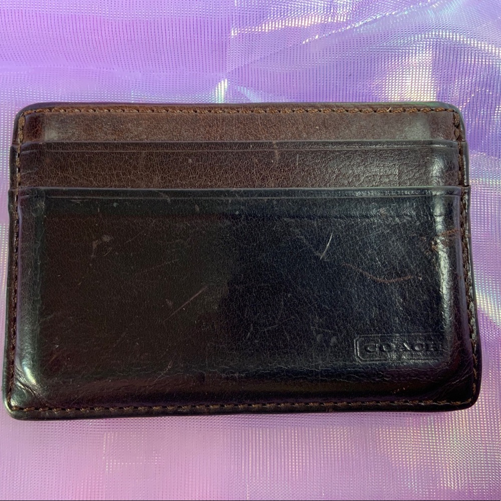 Mens Coach Business Credit Carr Holder